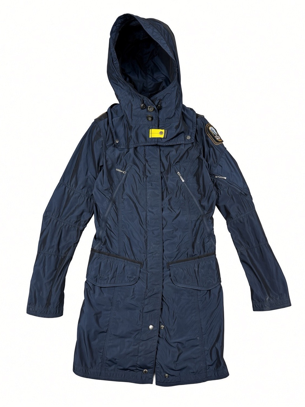 Parajumpers Navy Windbreaker Coat Hooded Size S PJS
